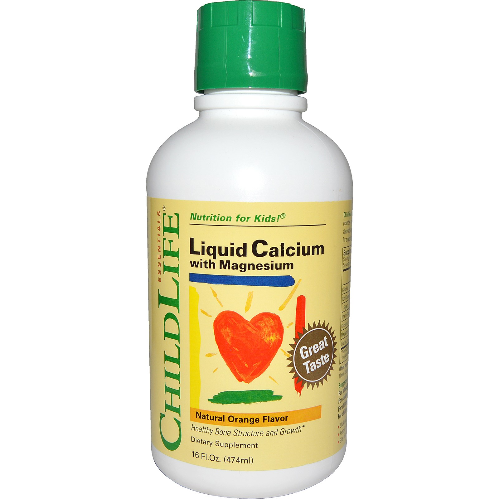 Liquid Calcium with Magnesium, Natural Orange Flavor 1 CDL 10700 9