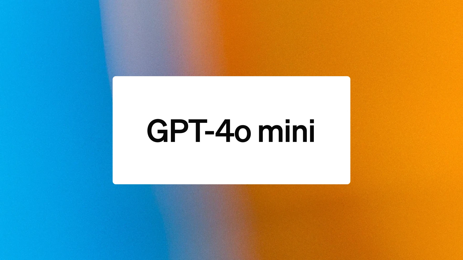 OpenAI's GPT-4o Mini Affordable AI Power Revolutionizing the Industry