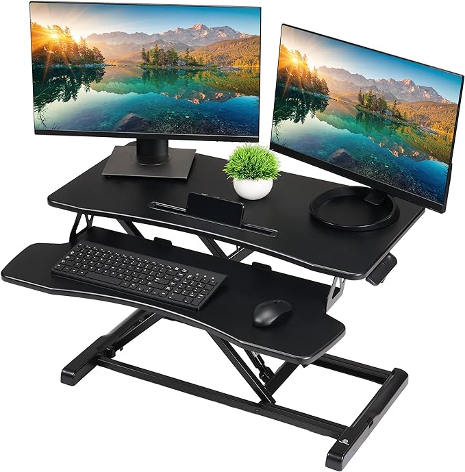 TechOrbits Standing Desk Converter for Home Offices